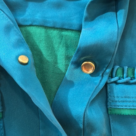 Elie Tahari Silk Blouse size sp - Picture 8 of 12